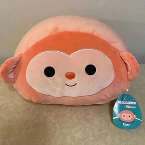 NWT Elton the Monkey‎ 12" Stackable Squishmallow